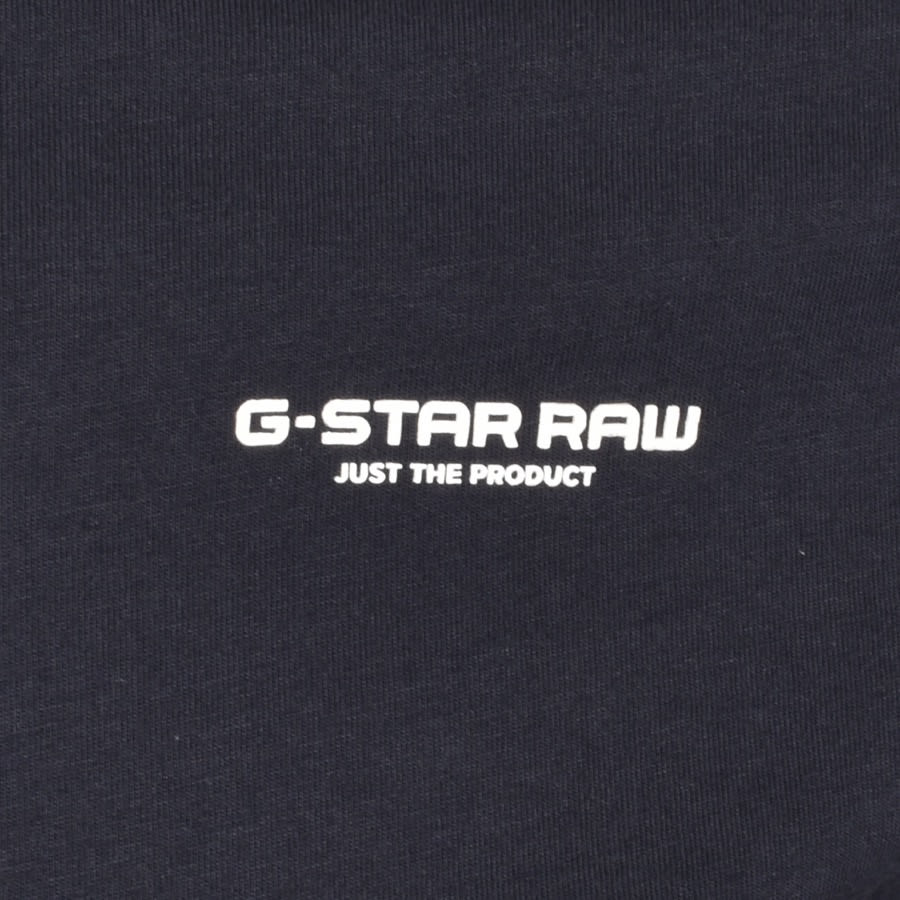 Alternative Image for ProductG Star Raw Base Crew Long Sleeve T Shirt Blue3
